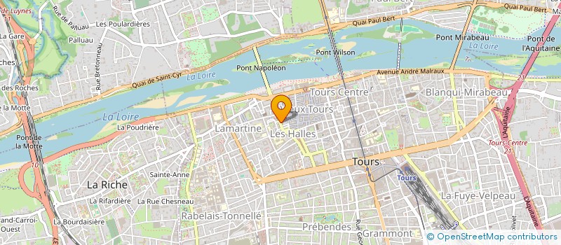 localisation de l'entreprise DP IMMO.B  TOURS