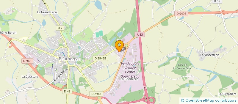 localisation de l'entreprise DP IMMOBILIER  BOURNEZEAU