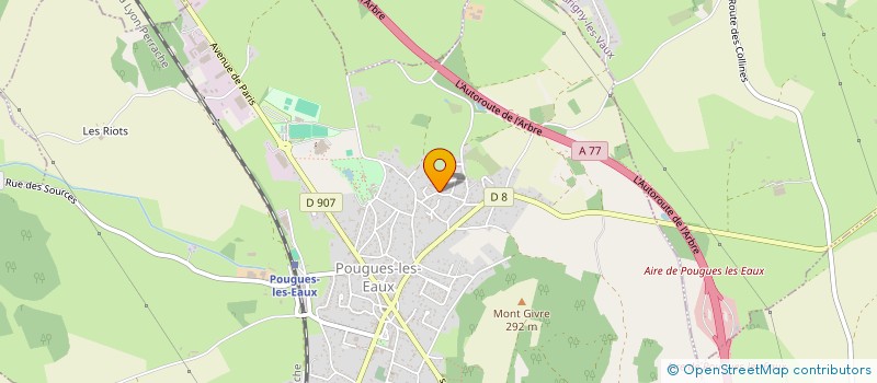 localisation de l'entreprise DP IMMOBILIER  POUGUES-LES-EAUX