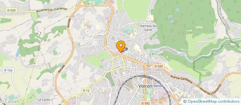 localisation de l'entreprise DP INSTITUT  VOIRON