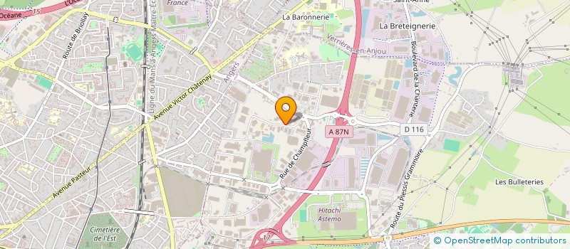 localisation de l'entreprise DP INVESTISSEMENTS  SAINT-BARTHELEMY-D'ANJOU