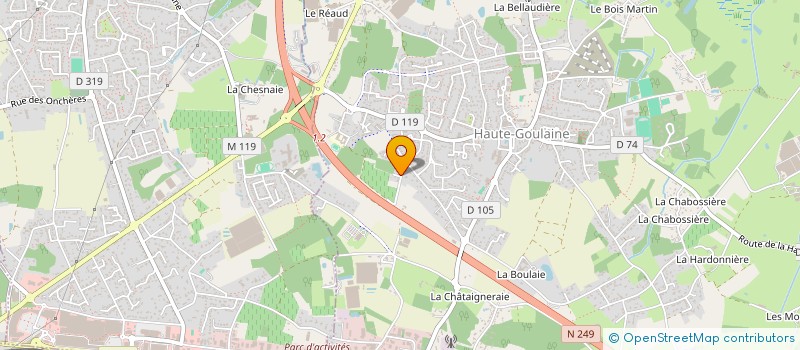 localisation de l'entreprise DP JARDIN à HAUTE-GOULAINE
