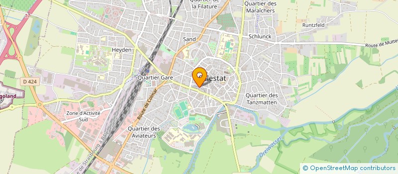 localisation de l'entreprise DP KM SELESTAT à SELESTAT