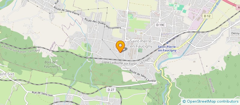 localisation de l'entreprise DP LOCA 74  SAINT-PIERRE-EN-FAUCIGNY