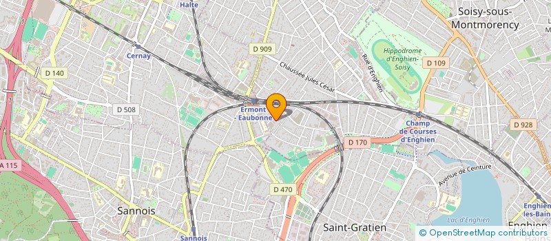 localisation de l'entreprise DP LOCATIONS à EAUBONNE