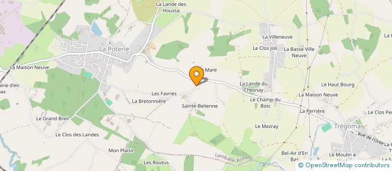 localisation de l'entreprise DP MEDIA CONSEIL  LAMBALLE-ARMOR