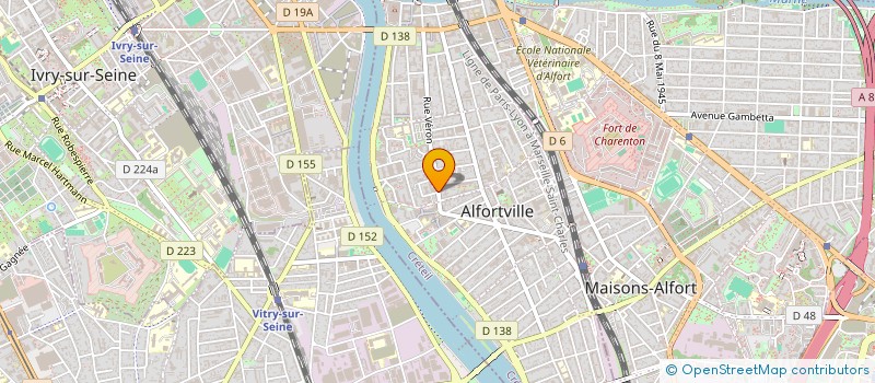 localisation de l'entreprise DP MULTI CONSEIL à ALFORTVILLE