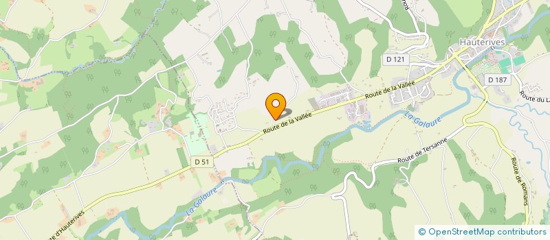 localisation de l'entreprise DP NEGOCE 26  SAINT-CHEF