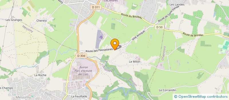 localisation de l'entreprise DP OUTILS COUPANTS à BRINDAS