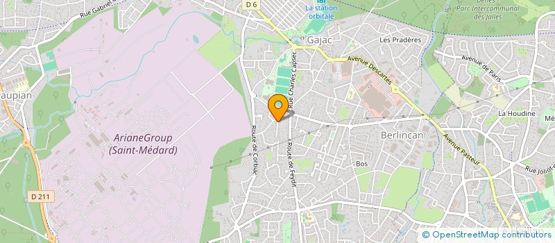 localisation de l'entreprise DP PARTNER  SAINT-MEDARD-EN-JALLES