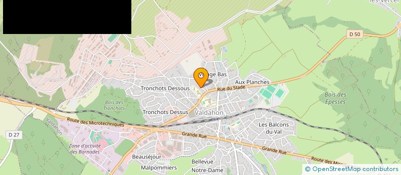 localisation de l'entreprise DP PERFORMANCES CONSEILS  VALDAHON