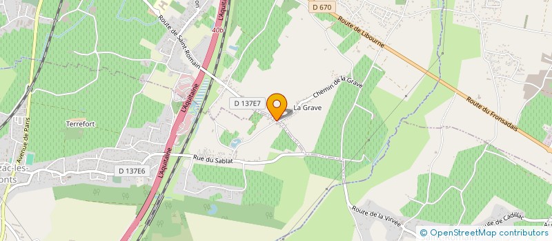 localisation de l'entreprise DP PREMIUM AUTO  CUBZAC-LES-PONTS