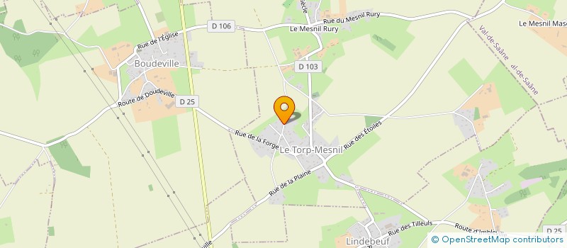 localisation de l'entreprise DP RENOV'  LE TORP-MESNIL