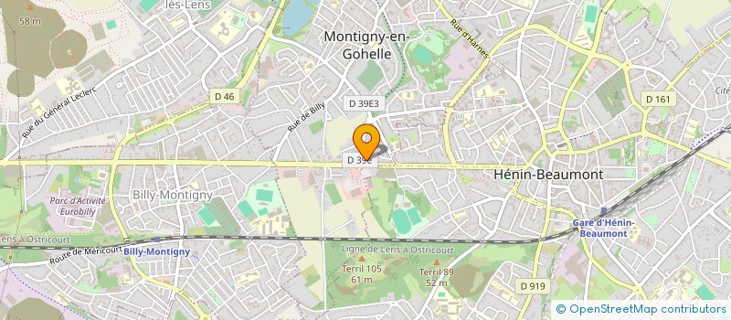 localisation de l'entreprise DP RENOVATION à MONTIGNY-EN-GOHELLE