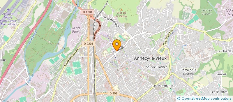 localisation de l'entreprise DP RENOVATION à ANNECY