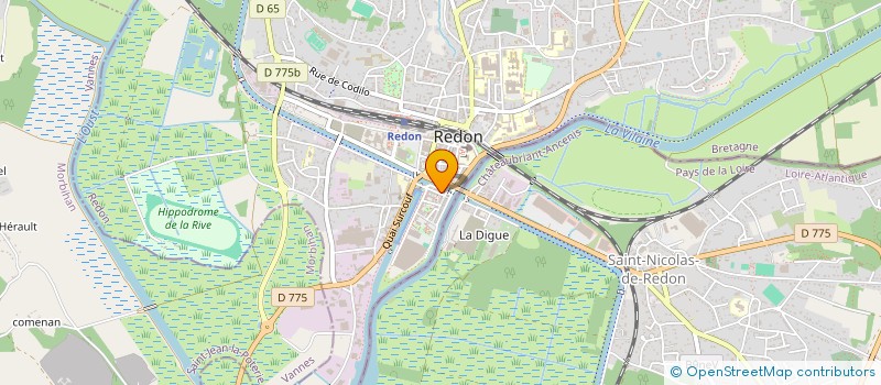 localisation de l'entreprise DP RODEZ à REDON