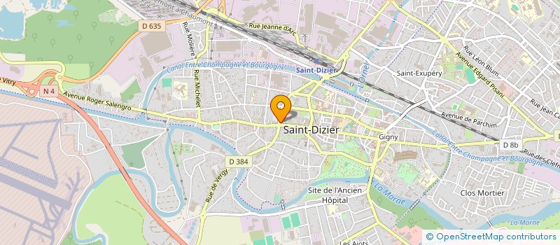localisation de l'entreprise DP SAINT DIZIER à SAINT-DIZIER