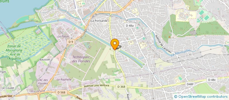 localisation de l'entreprise DP SERVICES à MARIGNANE