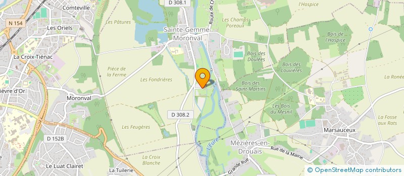 localisation de l'entreprise DP SERVICES à SAINTE-GEMME-MORONVAL