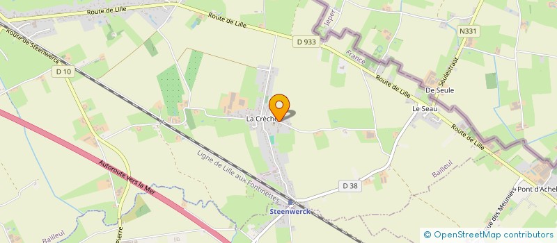 localisation de l'entreprise DP SERVICES à BAILLEUL