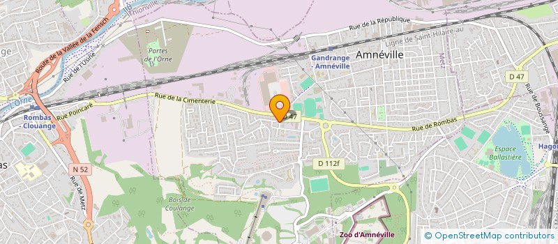 localisation de l'entreprise DP SIERCK  AMNEVILLE