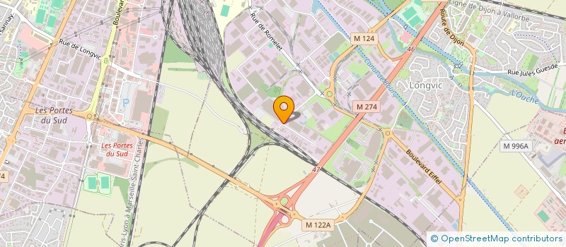 localisation de l'entreprise DP TRANSPORTS à LONGVIC