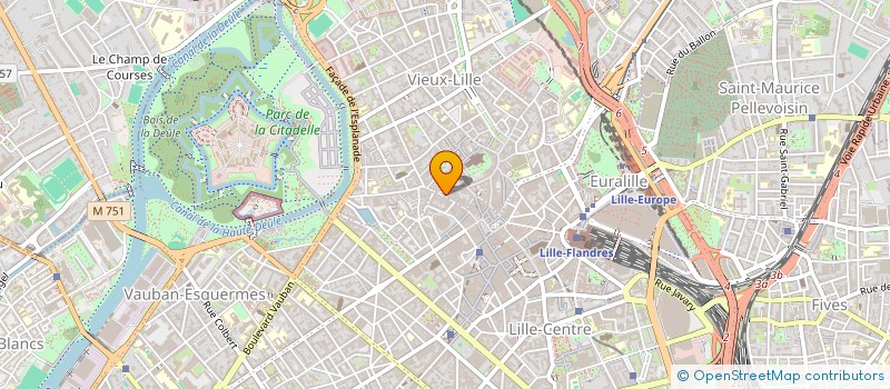 localisation de l'entreprise DP VISION  LILLE