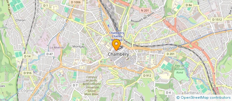 localisation de l'entreprise DP VISION  CHAMBERY