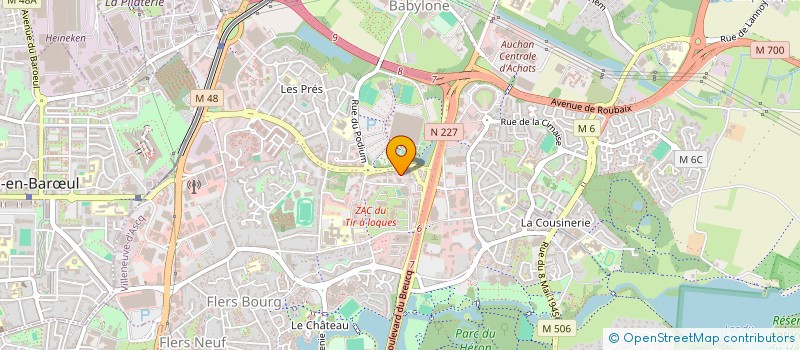 localisation de l'entreprise DP WASQUEHAL CHEMIN HALAGE  VILLENEUVE-D'ASCQ