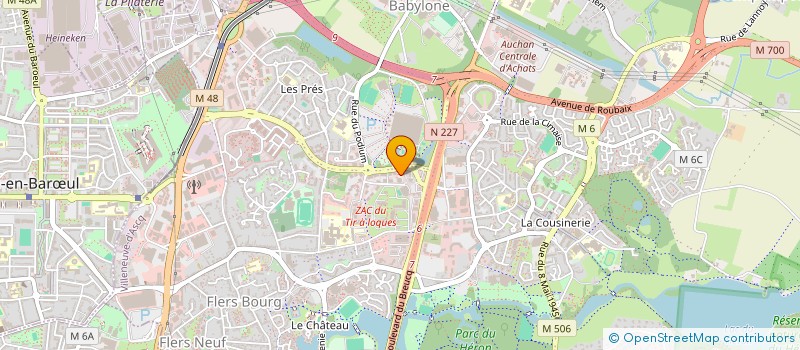 localisation de l'entreprise DP WORMHOUT ROUTE D'HERZEELE à VILLENEUVE-D'ASCQ