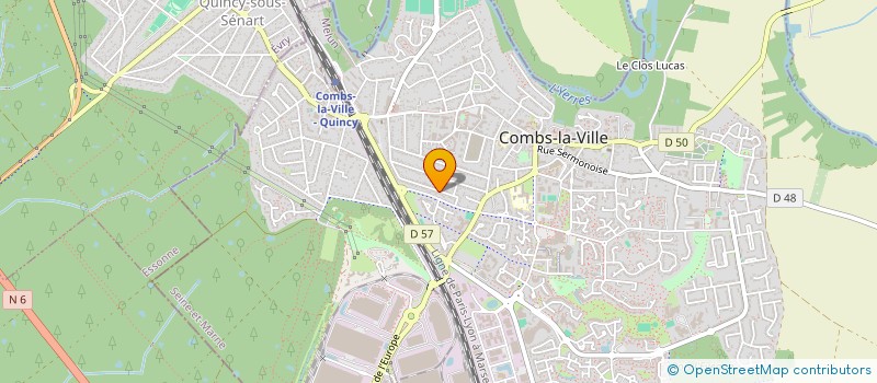 localisation de l'entreprise DP1MMO  COMBS-LA-VILLE