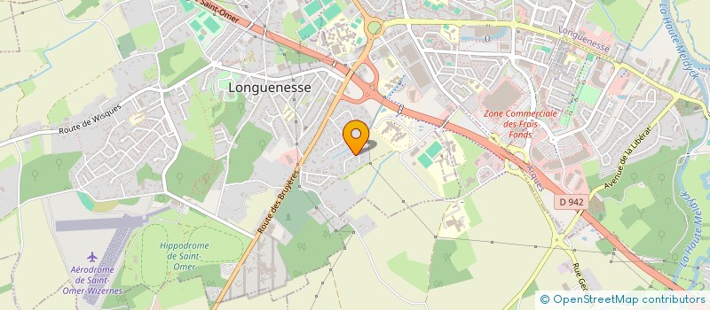 localisation de l'entreprise DP2A  LONGUENESSE