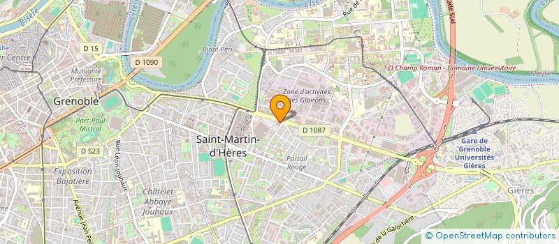 localisation de l'entreprise DP3  SAINT-MARTIN-D'HERES