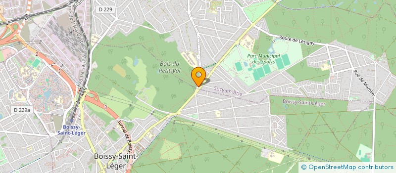 localisation de l'entreprise DP4 SUCY  SUCY-EN-BRIE