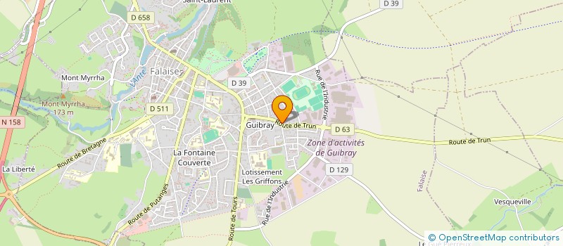 localisation de l'entreprise DPA à FALAISE