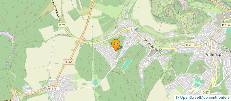 localisation de l'entreprise DPA  THIL