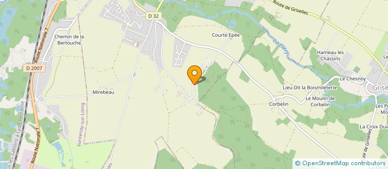 localisation de l'entreprise DPA à FERRIERES-EN-GATINAIS