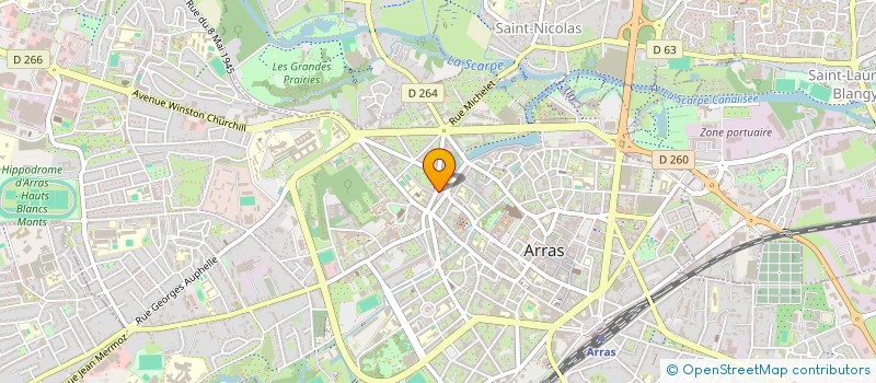 localisation de l'entreprise DPA CONSEIL à ARRAS