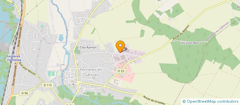localisation de l'entreprise DPA IMMOBILIER à FERRIERES-EN-GATINAIS