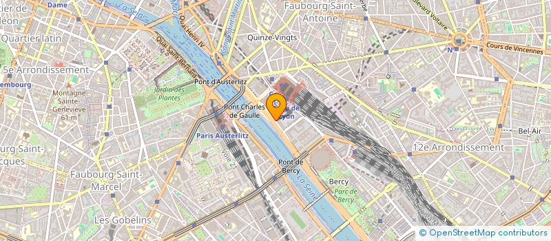 localisation de l'entreprise DPAF A.C.D.C.  PARIS