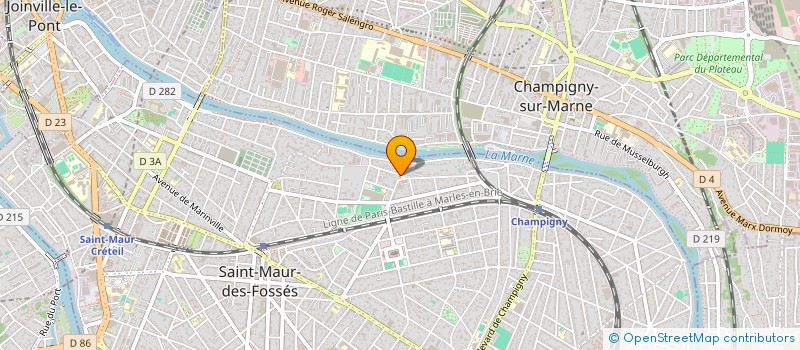 localisation de l'entreprise DPARIS à SAINT-MAUR-DES-FOSSES