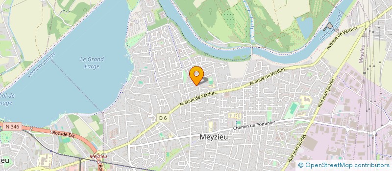 localisation de l'entreprise DPASSE  MEYZIEU