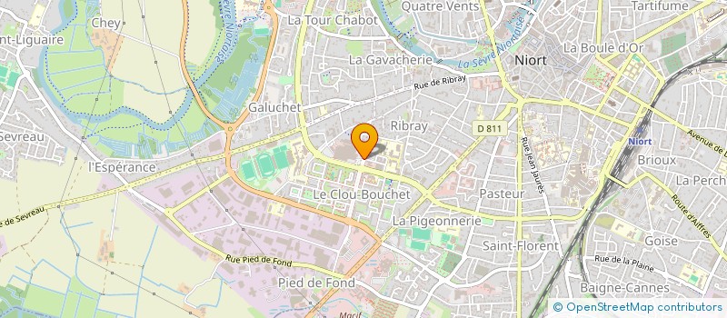 localisation de l'entreprise DPATM CUISINE  NIORT