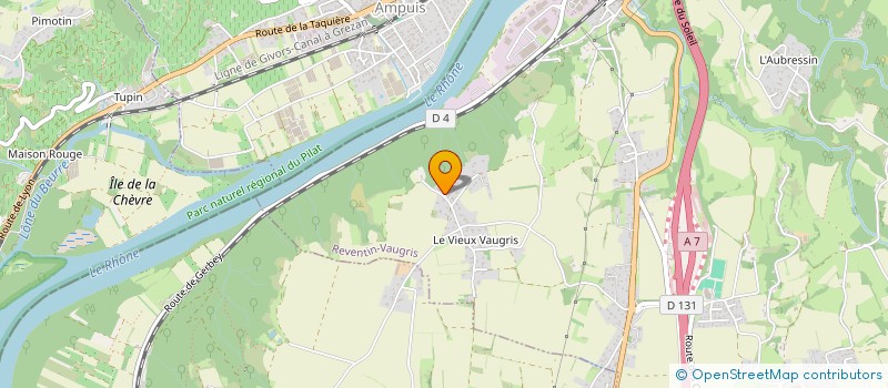 localisation de l'entreprise DPB à REVENTIN-VAUGRIS