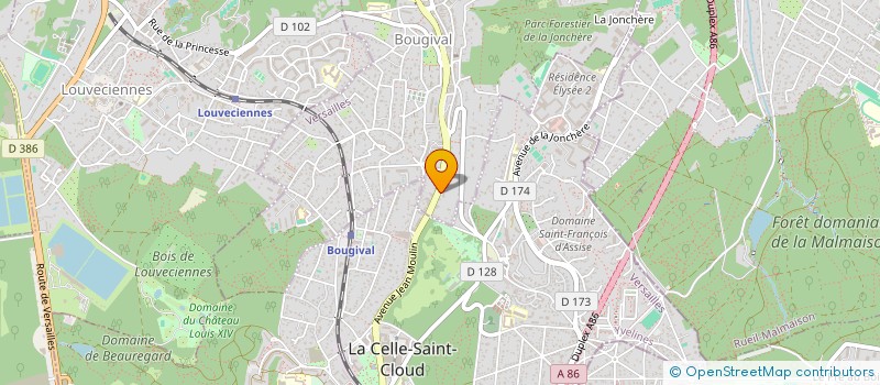 localisation de l'entreprise DPB  BOUGIVAL