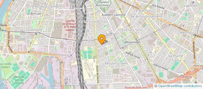 localisation de l'entreprise DPB MODULE-IMMO à VENISSIEUX