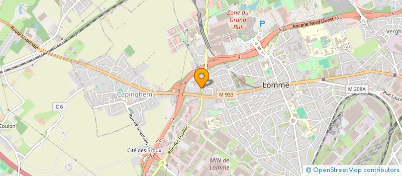 localisation de l'entreprise DPC ERQUINGHEM à LILLE