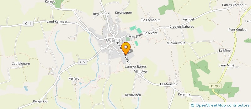 localisation de l'entreprise DPC IMMO  QUERRIEN