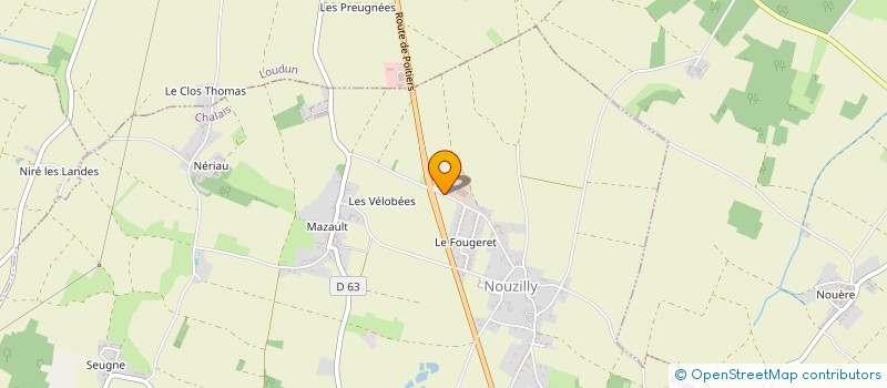 localisation de l'entreprise DPC IMMO  CHALAIS