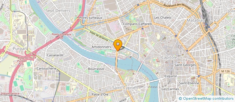 localisation de l'entreprise DPC IMMOBILIER à TOULOUSE